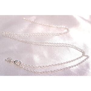 Sterling Silver 925 Plated‎ 30 Inch Rolo Link Chain Necklace New 1/16th" Wide
